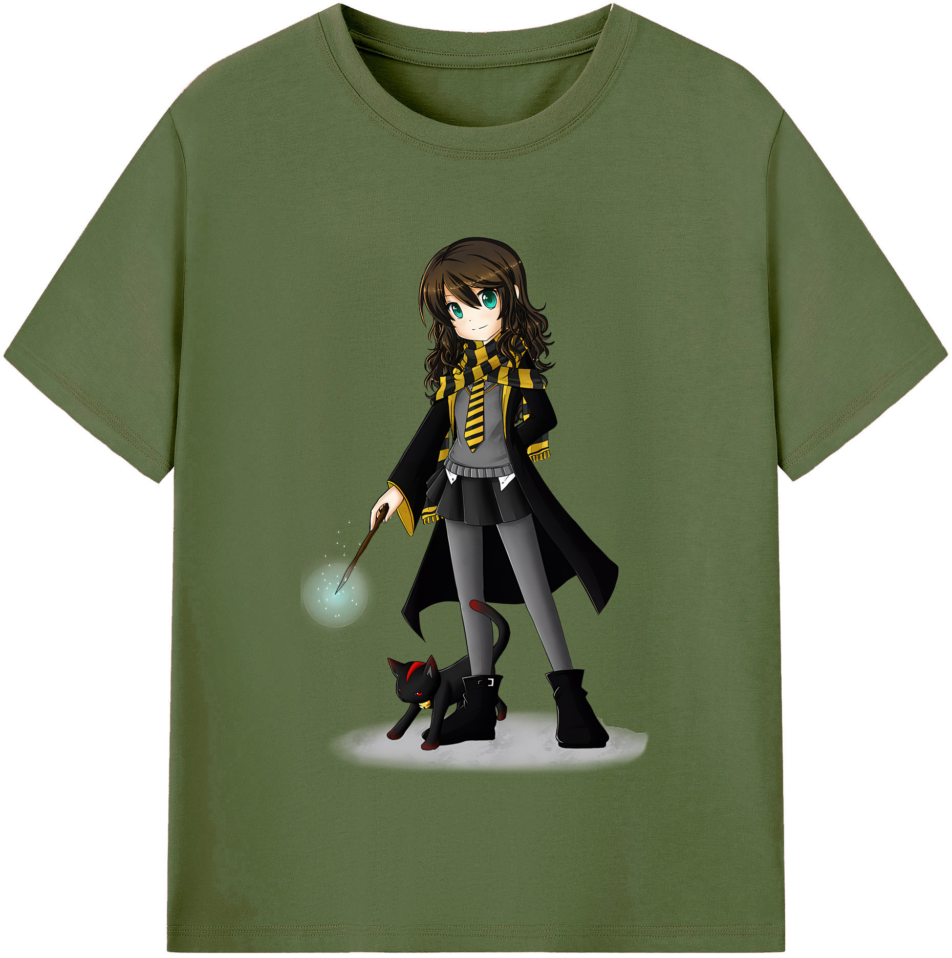 （画像用） Harry Potter ハリー・ポッターシリーズ 綿100％半袖Tシャツ（フロントプリント）